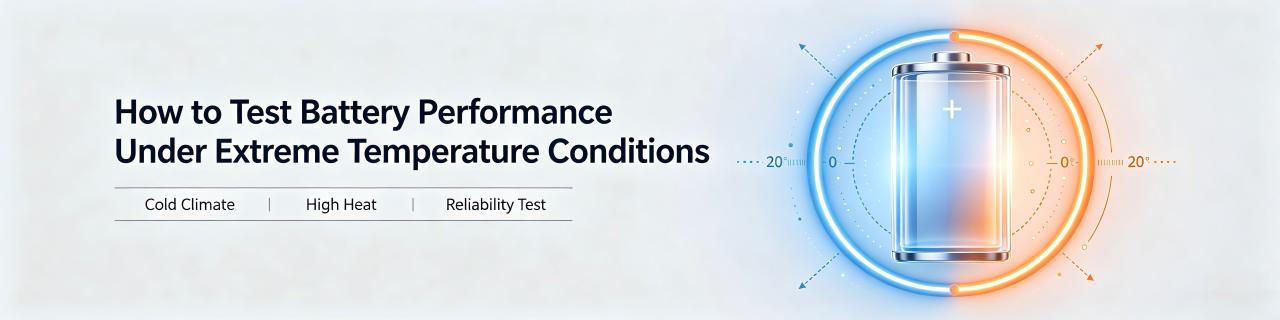 How to Test Battery Performance Under Extreme Temperature Conditions How to Test Battery Performance Under Extreme Temperature Conditions